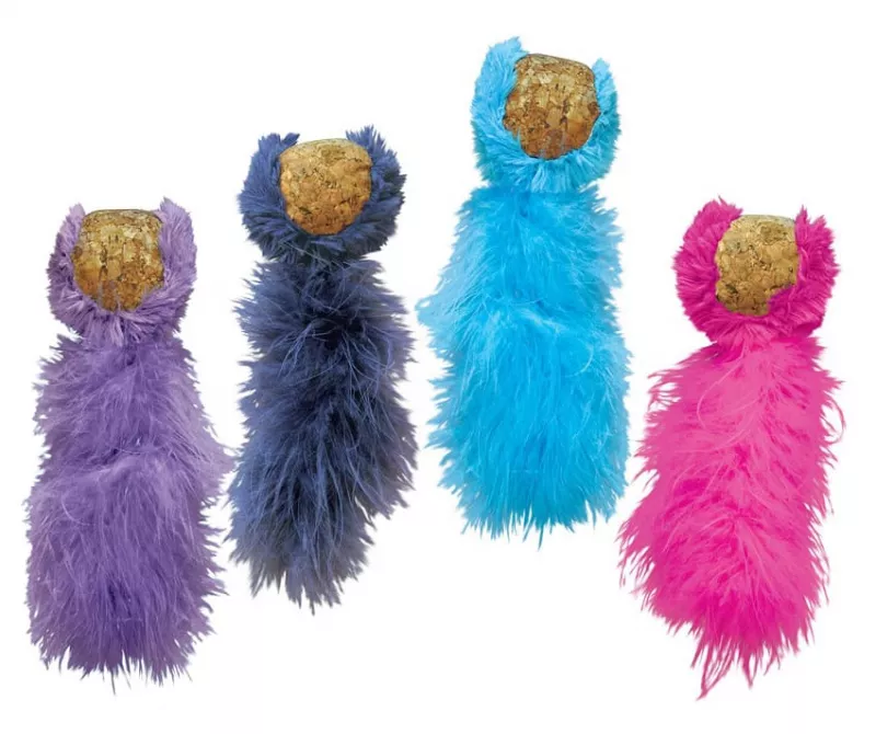 Katzenspielzeug Kong Cork Ball, ca. 14cm